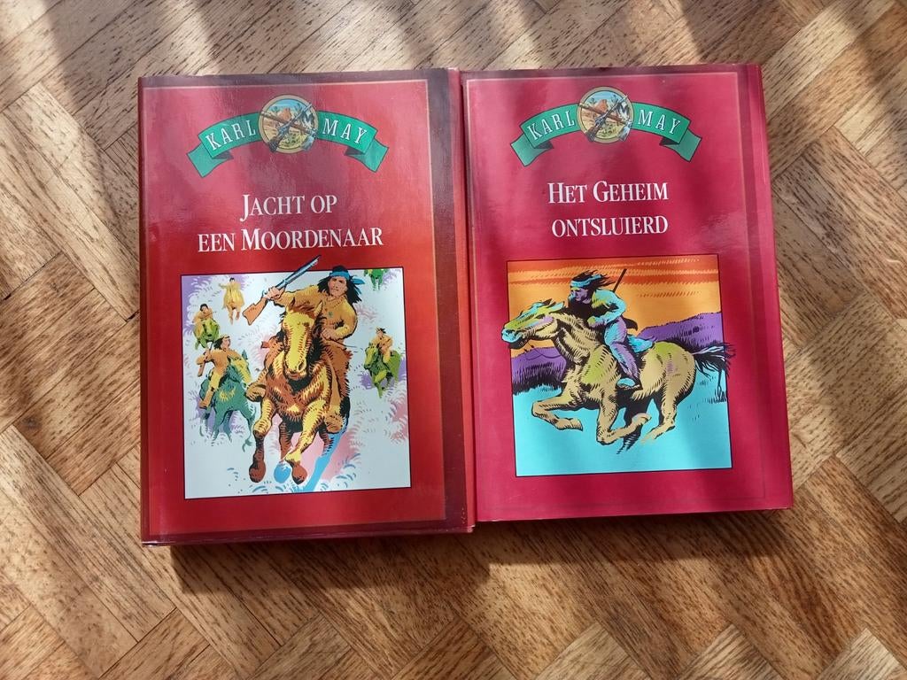 2 boeken Karl May: Winnetou, Ophalen of Verzenden, Gelezen