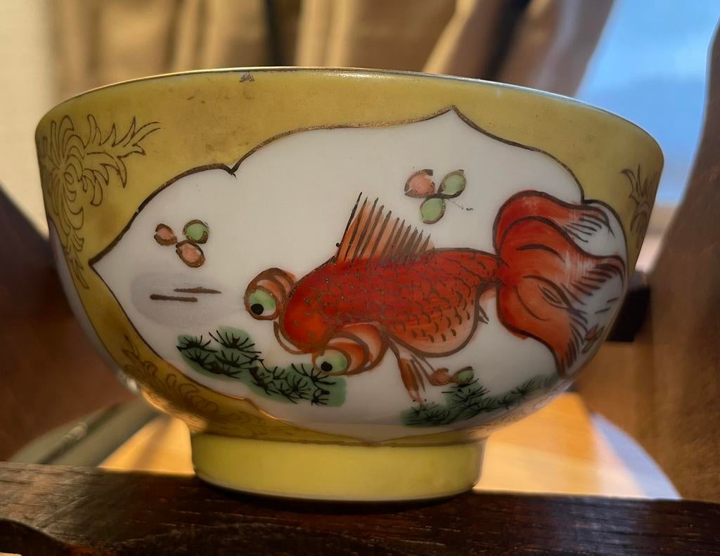 Set van vintage Chinese kommetjes, Ophalen of Verzenden