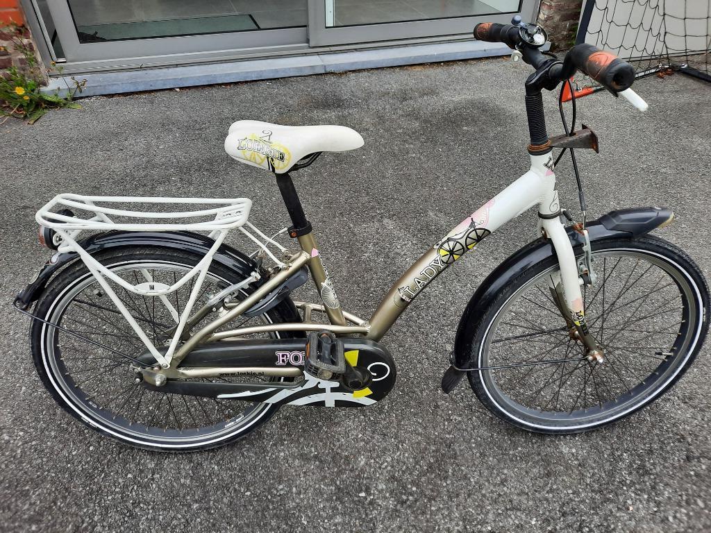 Meisjesfiets 22 ", Enlèvement, Utilisé, 22 pouces, Loekie
