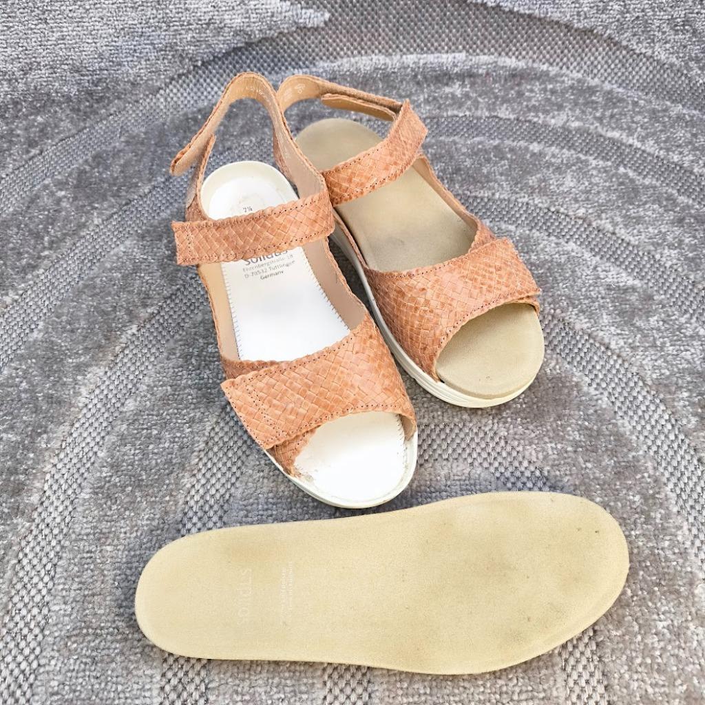 SOLIDUS greta IVORY orthopedische sandalen eu 41, Ophalen of Verzenden, Zo goed als nieuw