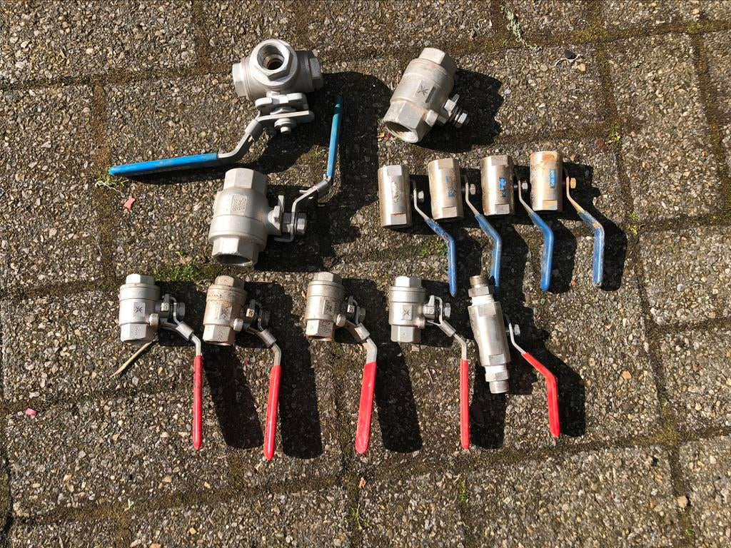 Inox en koperen kranen, Enlèvement ou Envoi, Comme neuf, Inox, Robinet