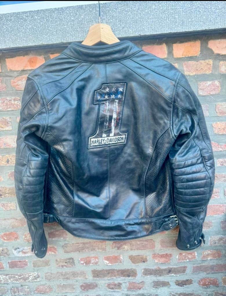 Harley Davidson biker jack dames, Enlèvement ou Envoi, Femmes, Harley Davidson, Manteau | cuir