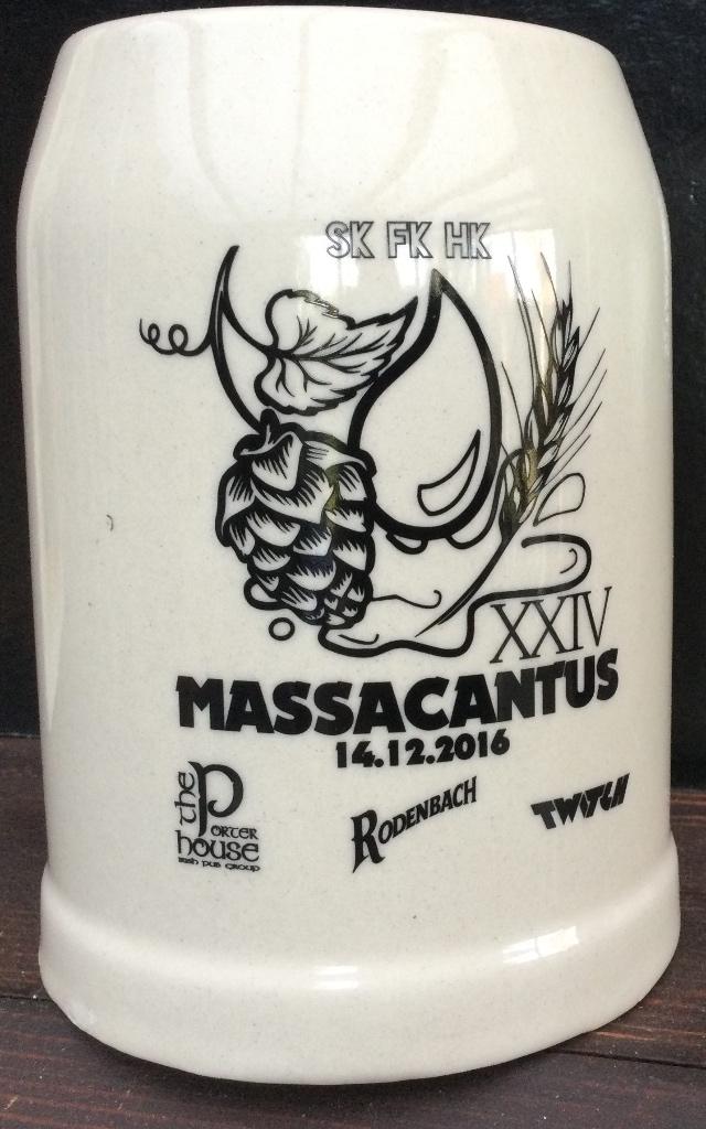Bier brouwerij kroes Rodenbach 14/12/16 Massacantus, Ophalen of Verzenden, Zo goed als nieuw