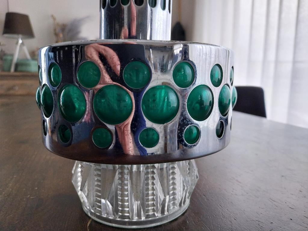 RAAK Green Suspension uit de jaren 70, Ophalen, Gebruikt, Glas, Typique des 70's