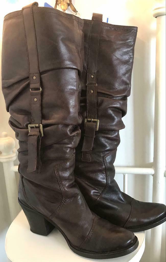 Hoge Cowboy Boots, merk Axeno, maat 39, Kleding | Dames, Schoenen, Axeno, Zo goed als nieuw, Hoge laarzen