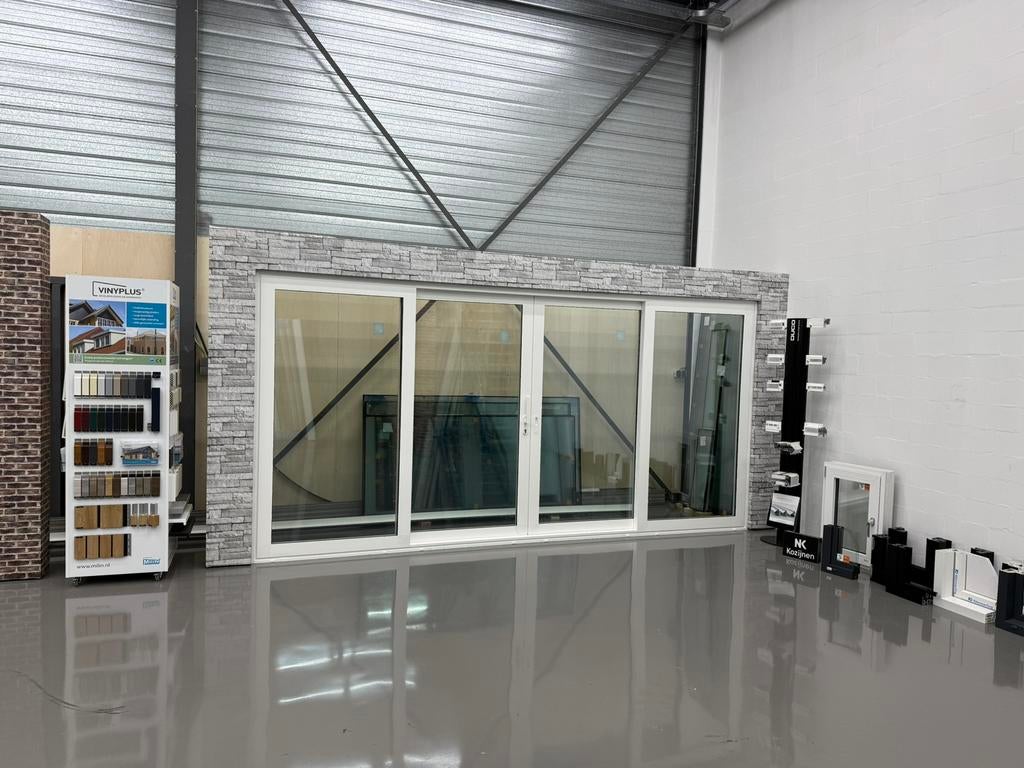 HEF Schuifdeur 5000x2200 met hr++  glas Direct leveren, 225 cm of meer, Ophalen of Verzenden, 150 tot 225 cm, Inclusief glas