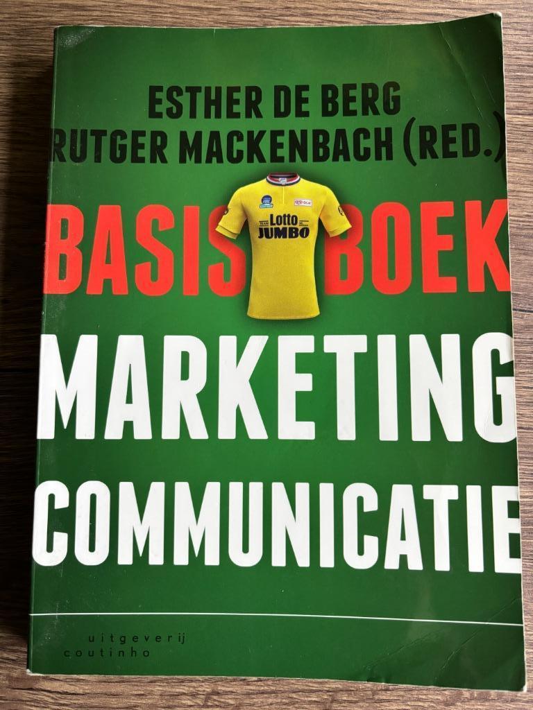 BASISBOEK marketing communicatie +meer boeken (Communicatie), Enlèvement ou Envoi, Comme neuf, Économie et Marketing, De Berg, Mackenbach