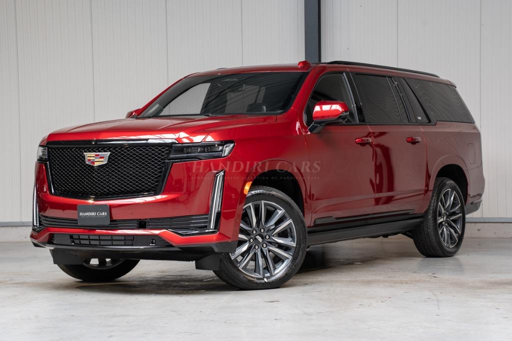 Cadillac Escalade ESV Sport Platinum LICHTE VRACHT 4 PLAATS, Auto's, Cadillac, Automaat, Escalade, 7 zetels, Leder