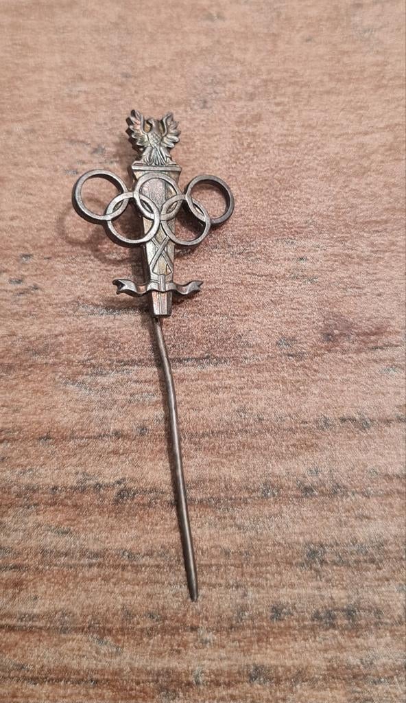 Broche voor het Olympische team van Polen, Verzamelen, Militaria | Tweede Wereldoorlog, Ophalen of Verzenden