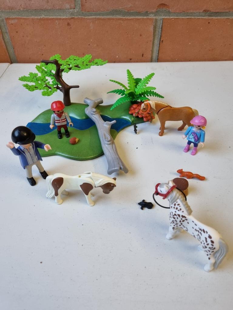 Playmobil manege Pony rijles (6947), Verzenden, Zo goed als nieuw, Complete set