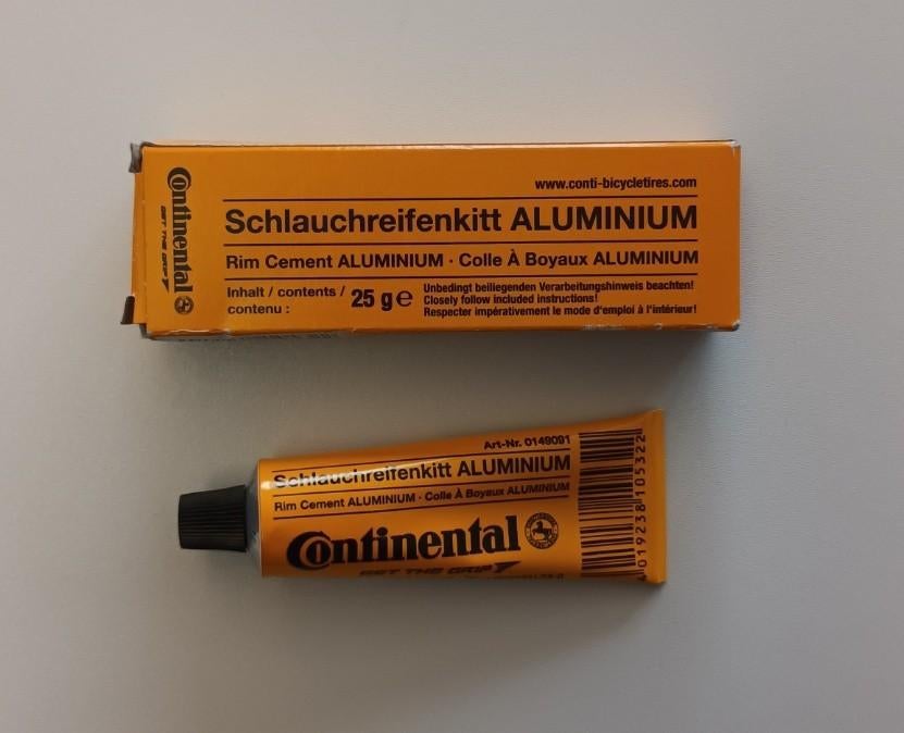 CONTINENTAL Colle à boyaux aluminium 25g, Vélos & Vélomoteurs, Enlèvement ou Envoi, Neuf, Outils de roue