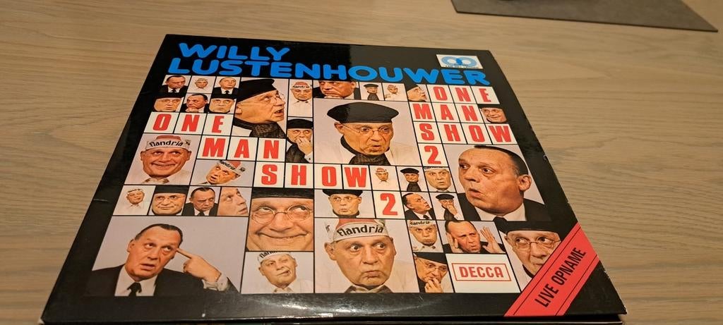 Live opname one man show 2 Willy Lustenhouwer, Cd's en Dvd's, Vinyl | Nederlandstalig, Ophalen of Verzenden, Zo goed als nieuw