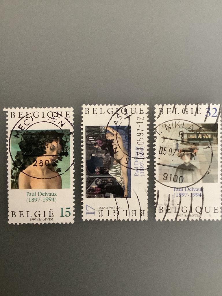 Obp nrs 2699/01, Postzegels en Munten, Ophalen of Verzenden, Gestempeld, Gestempeld, Kunst