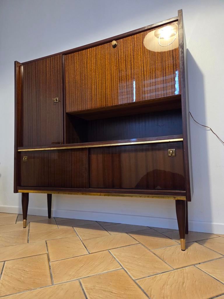 Superbe dressoir, bar vintage,  années 60-70., Enlèvement