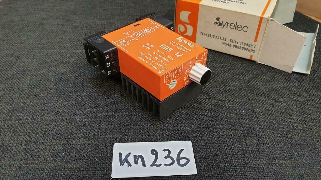 kn0236: timer BGS van Syrelec met solide state relais (SSR), Ophalen of Verzenden, Nieuw