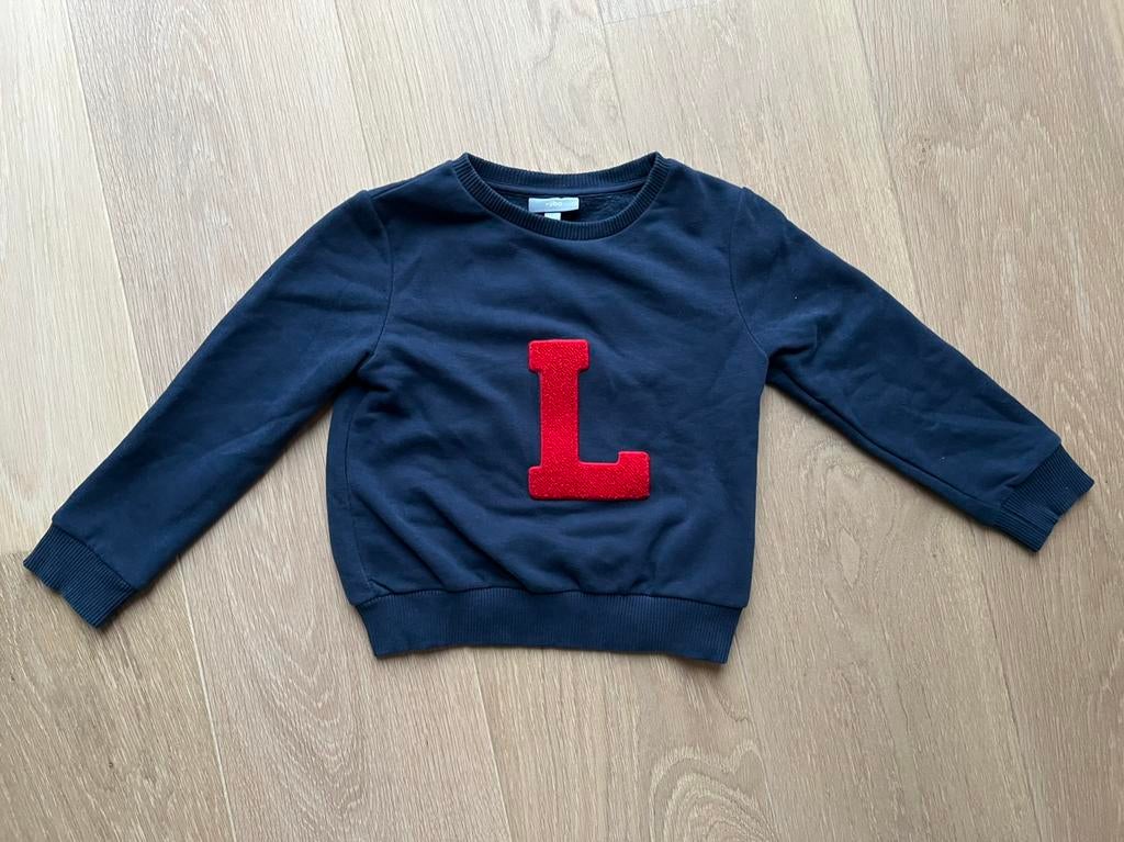 Pull / trui maat 104 - 110 van JBC met letter L, Kinderen en Baby's, Kinderkleding | Maat 104, Jongen of Meisje, Trui of Vest