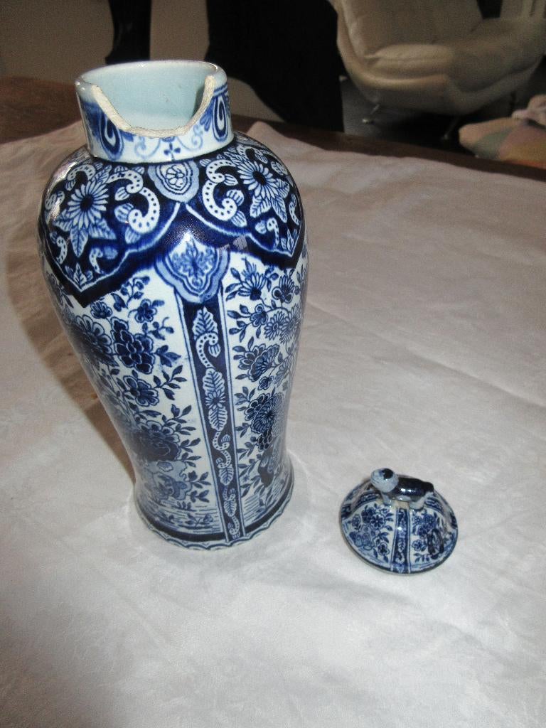 Très ancien vase de DELFT endommagé pièce manquante, Enlèvement