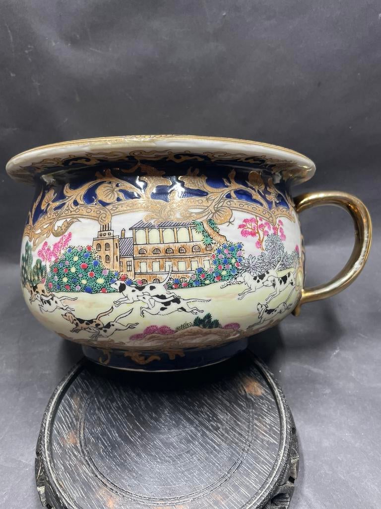 Antiek Chinese porseleinen grote pot., Ophalen