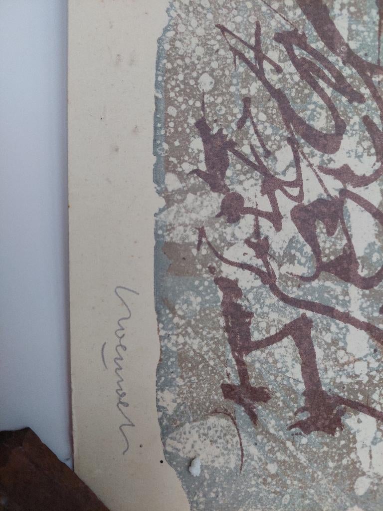 lithografie Luc Hoenraat, Antiek en Kunst, Kunst | Litho's en Zeefdrukken, Ophalen of Verzenden