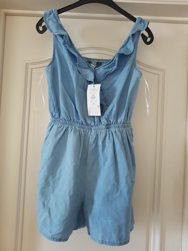 playsuit jeans M, Kleding | Dames, Jumpsuits, Ophalen of Verzenden, Nieuw, Maat 38/40 (M), Blauw