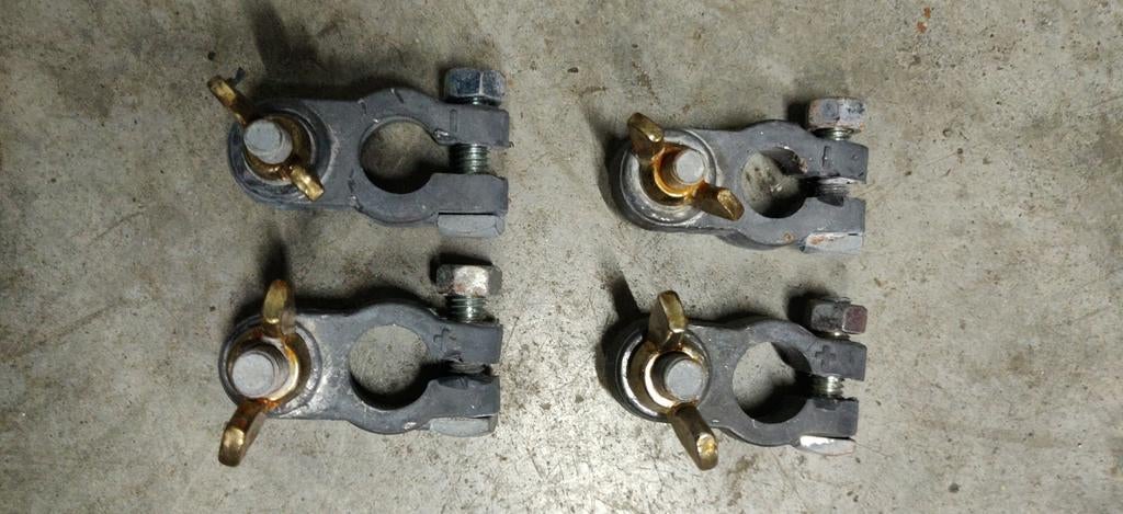Set Batterijklemmen van lood., Watersport en Boten, Ophalen of Verzenden, Zo goed als nieuw