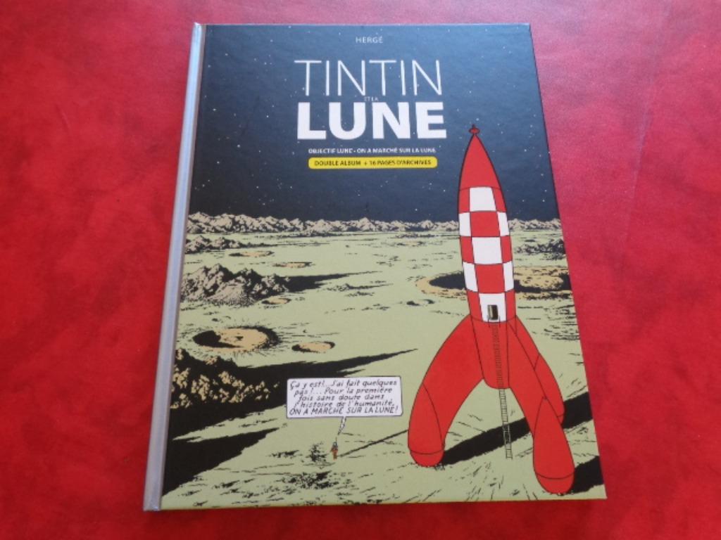 Livre: "Tintin et la Lune". Auteur: " HERGE 2009"., Enlèvement ou Envoi, Neuf, HERGE 2009".
