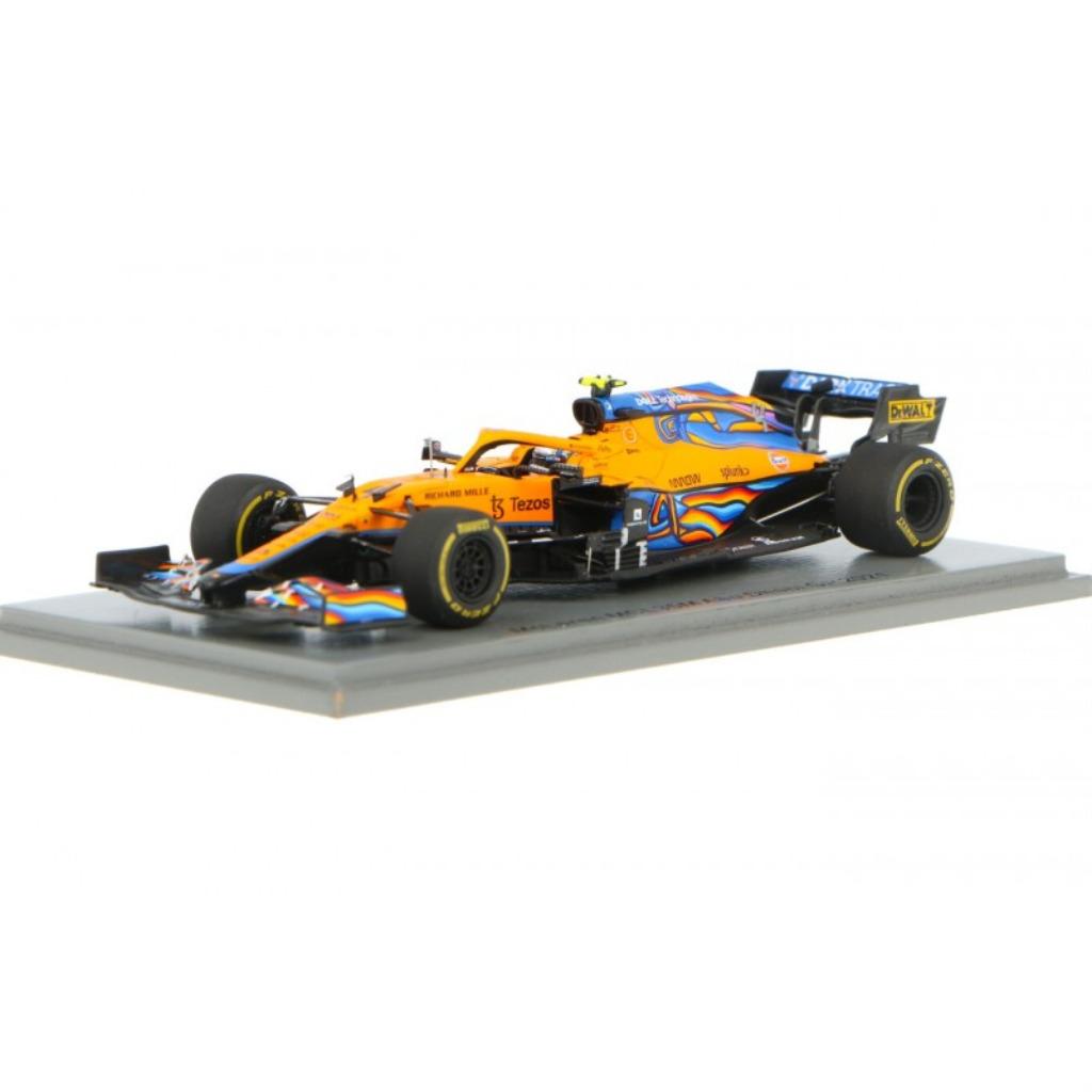 Lando Norris 1:43 Abu Dhabi GP 2021 Mclaren MCL35M S7855, Ophalen of Verzenden, Nieuw, Formule 1