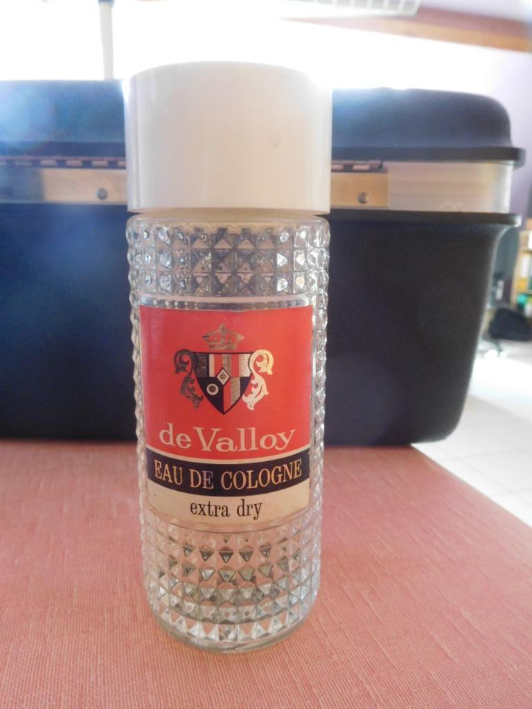 Eau de cologne vintage de Valloy, Enlèvement ou Envoi, Utilisé, Bouteille de parfum