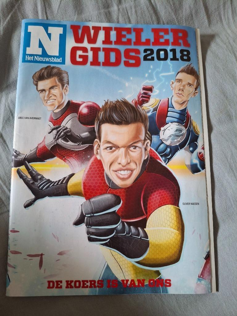 Het Nieuwsblad wielrennen Wielergids 2018, Ophalen of Verzenden, Zo goed als nieuw, Boek of Tijdschrift