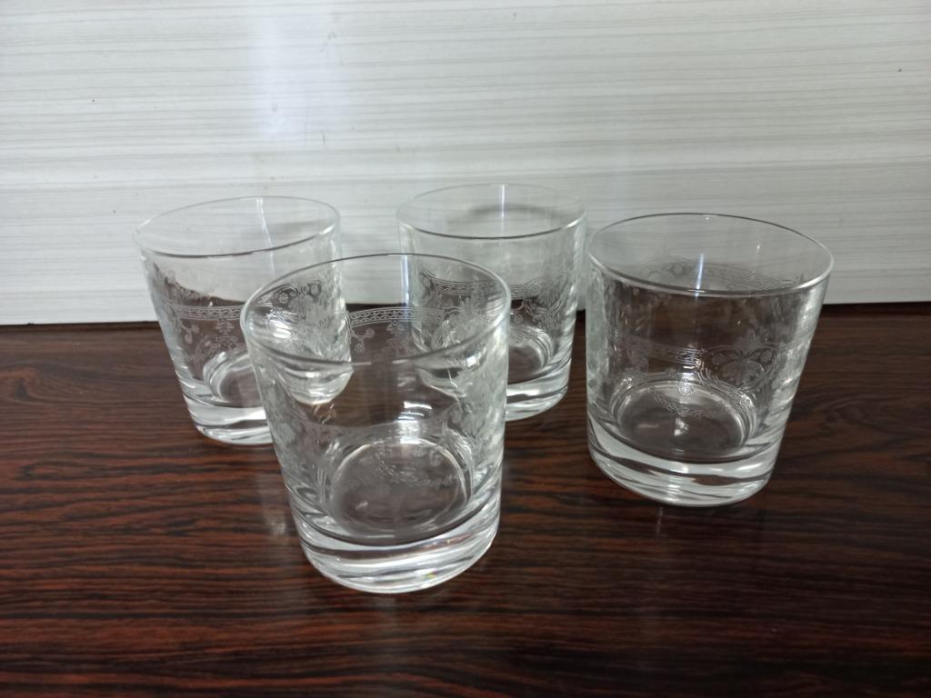 4 whisky glazen, Ophalen of Verzenden, Zo goed als nieuw