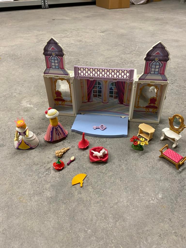Playmobil inklapbaar prinsessenkasteel, Kinderen en Baby's, Ophalen of Verzenden, Zo goed als nieuw