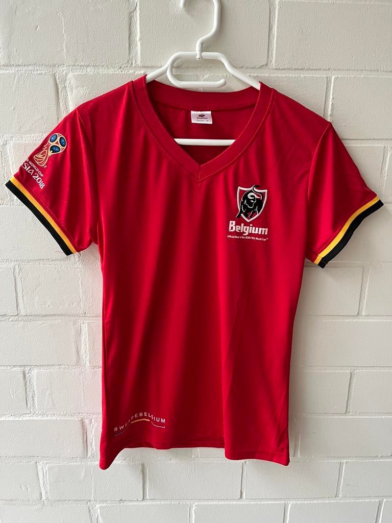 Voetbalshirt dames WE ARE BELGIUM, Sport en Fitness, Maat M, Ophalen of Verzenden, Zo goed als nieuw, Shirt