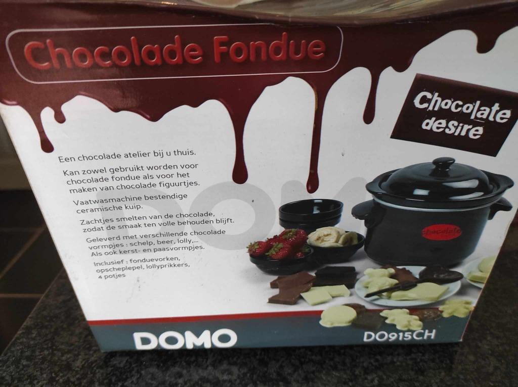 chocolade fondue Domo, Ophalen of Verzenden, Nieuw, Fondueset