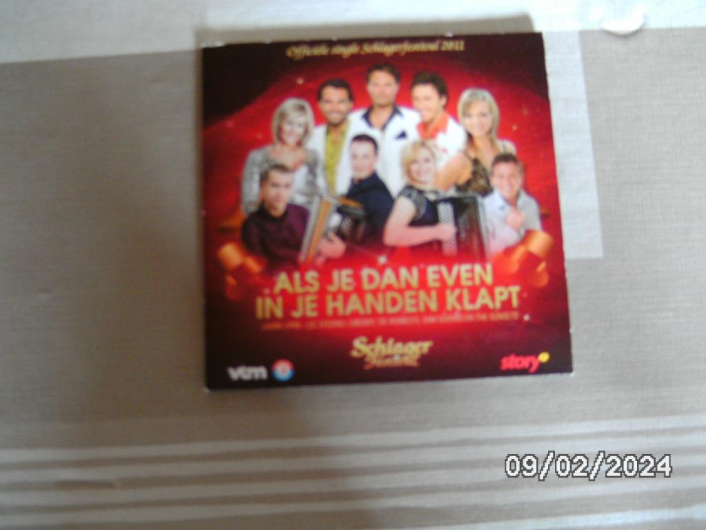 CD met twee liedjes van schlagerfestival 2011, Envoi, Comme neuf, Chanson réaliste ou Smartlap