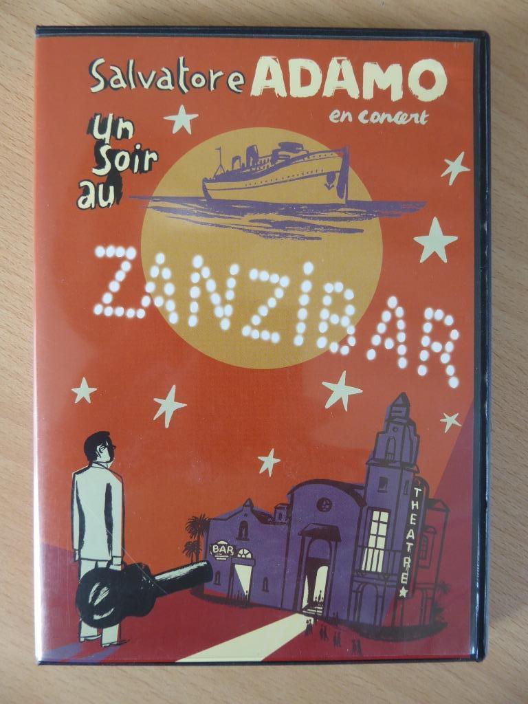 ADAMO : UN SOIR AU ZANZIBAR (LIVE DVD + EXTRAS), Ophalen of Verzenden, Zo goed als nieuw