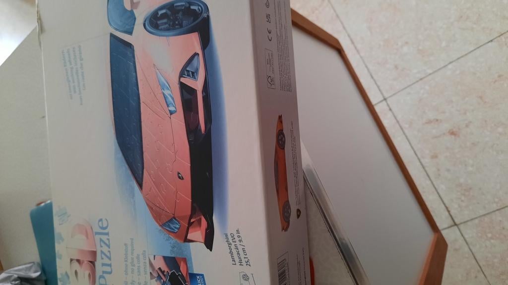 3D puzzel lamborghini, Ophalen, Zo goed als nieuw