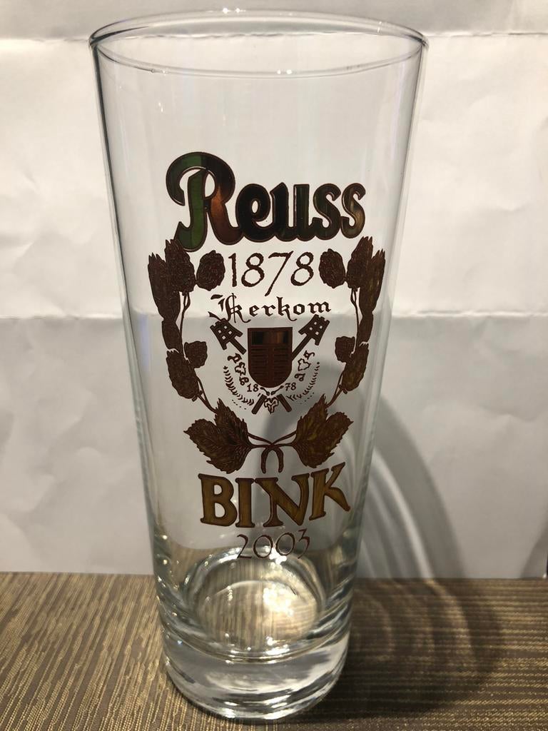 Glas Reuss Br. Kerkom Bink, Ophalen of Verzenden, Zo goed als nieuw, Glas of Glazen, Overige merken
