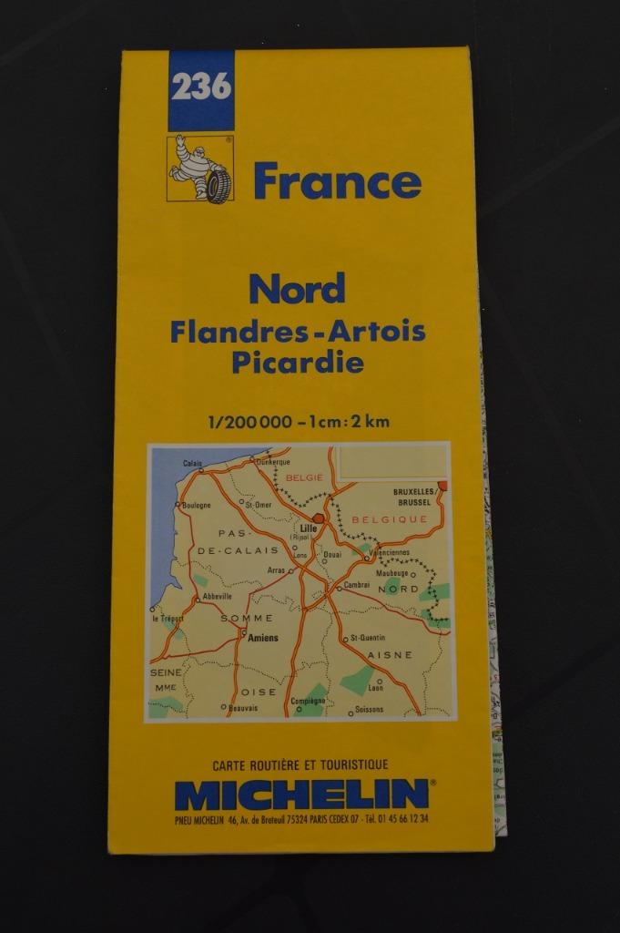 Michelin stratenkaart france : nord flandres-artois, picardi, Boeken, Gelezen, Ophalen of Verzenden, Landkaart, 1800 tot 2000