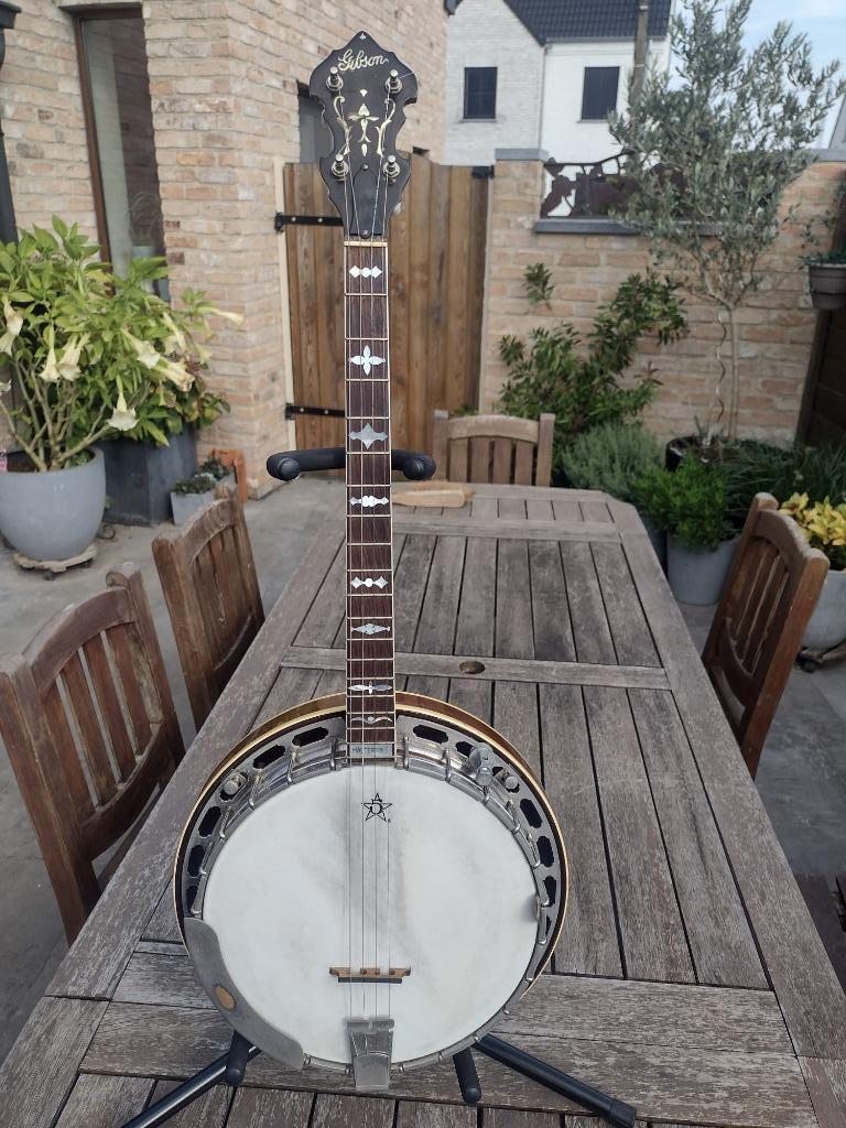 Tenorbanjo Gibson Mastertone, Musique & Instruments, Instruments à corde | Banjos, Enlèvement, Utilisé, Banjo ténor