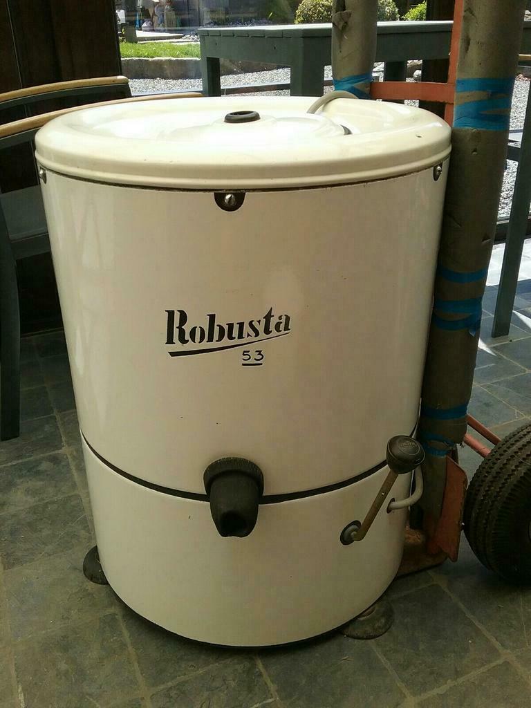 Droogtrommel '50 vintage Robusta 53 King, Elektronische apparatuur, Droogkasten, Gebruikt, Overige typen, Bovenlader, 4 tot 6 kg