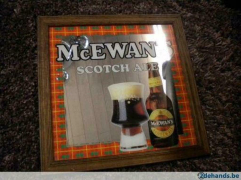 Spiegel McEwan's, Verzamelen, Ophalen, Gebruikt, Reclamebord