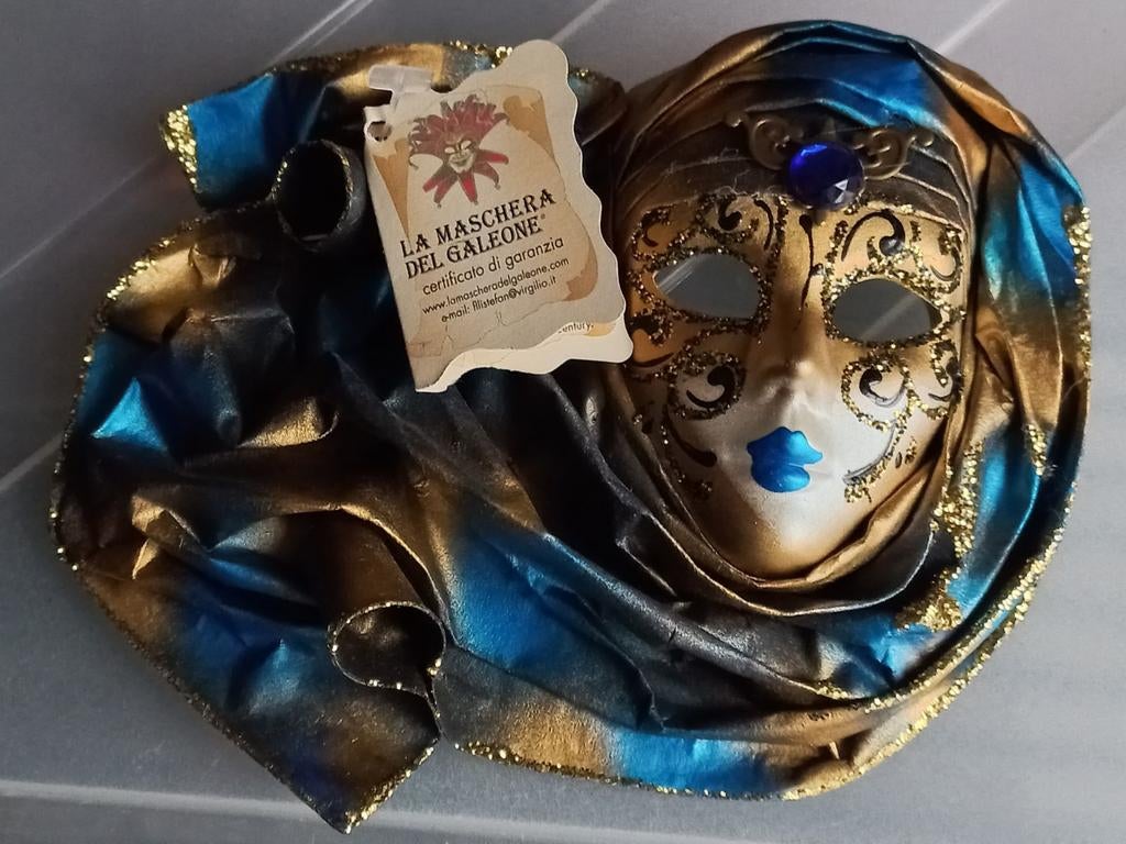 la maschera del galeone - venetiaans masker, Ophalen of Verzenden, Nieuw