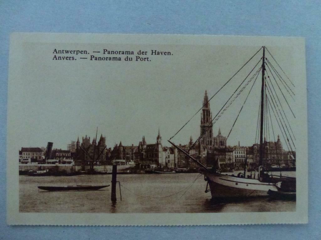 Antwerpen Panorama der Haven, Envoi, Non affranchie, Anvers