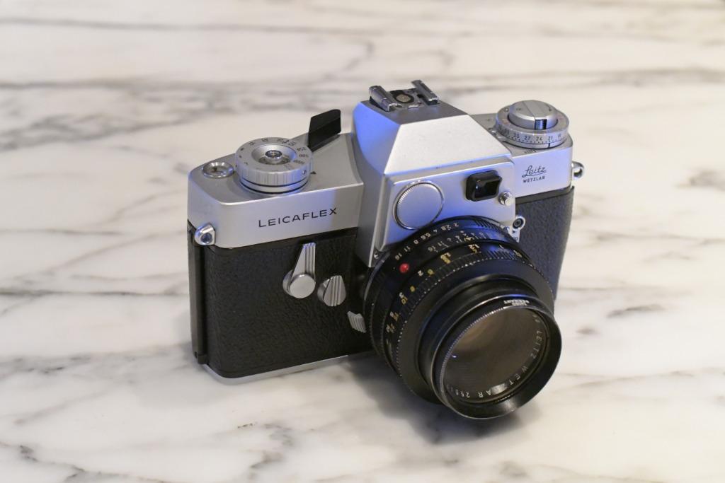 Leicaflex  en 50mm/ f2 en UVa filter, Ophalen of Verzenden, Gebruikt, Spiegelreflex, Leica