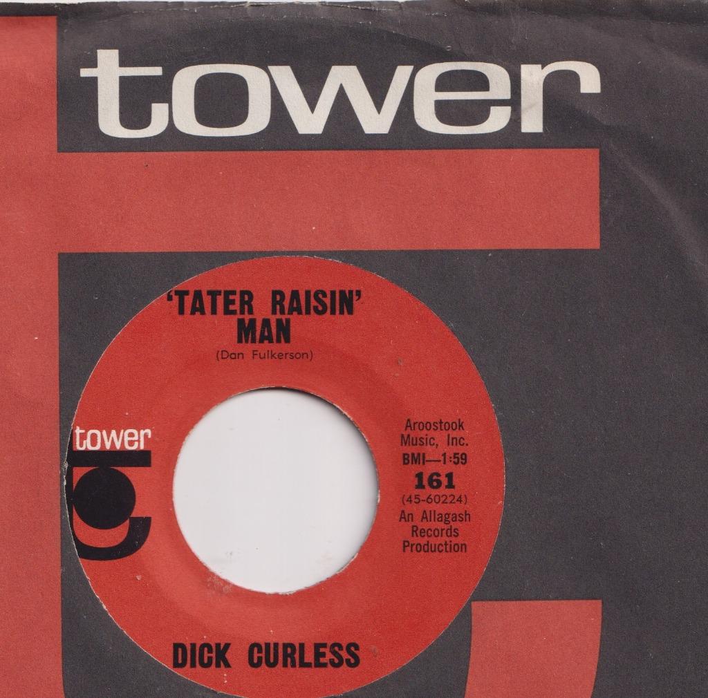 Dick Curless - Tater raisin' man / The friens who makes it f, Enlèvement ou Envoi, Utilisé, Country et Western