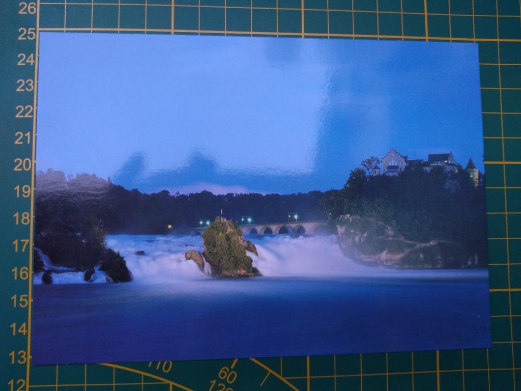 postkaart Zwitserland Rheinfall waterval in goede staat, Ophalen of Verzenden, Ongelopen