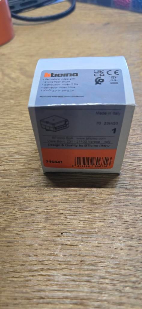 bticino 346841, Ophalen
