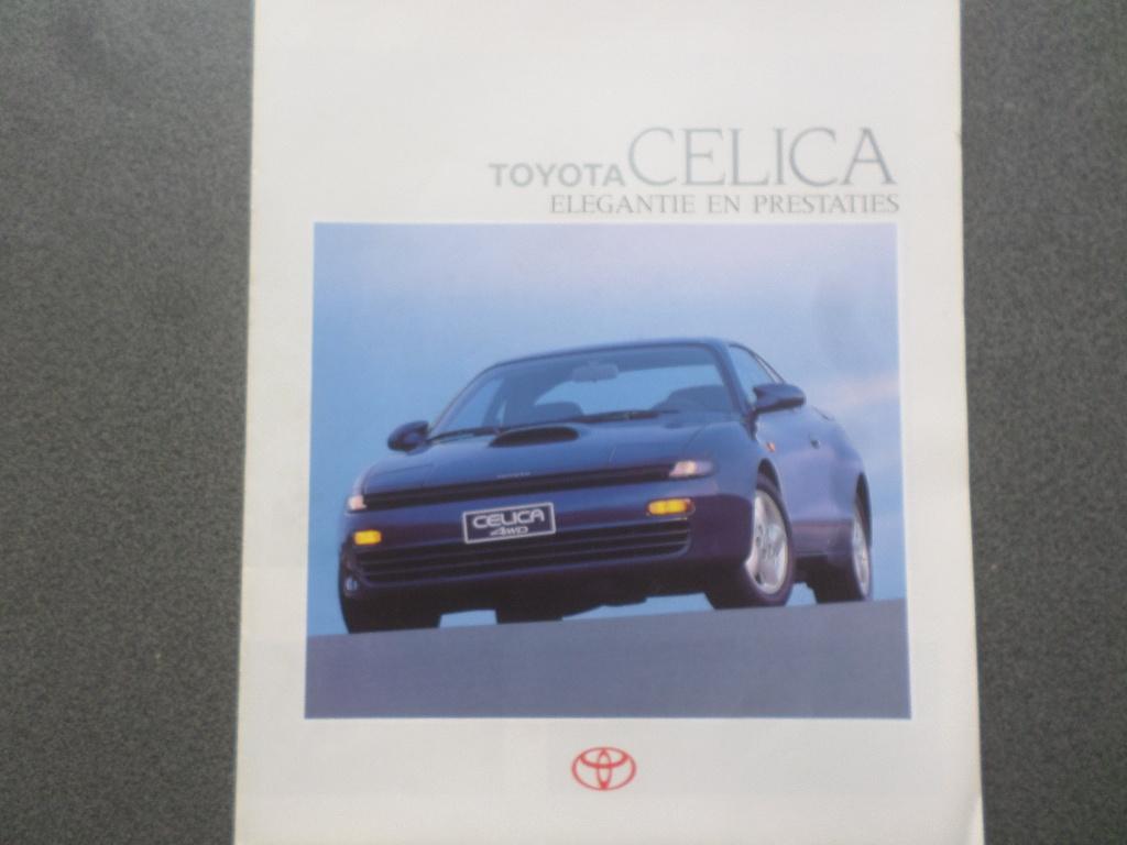Toyota Celica 1600 & 2000 & GT4 1989 Brochure, Ophalen of Verzenden, Toyota