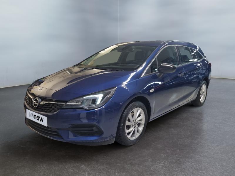 Opel Astra Sports Tourer 1.2 Turbo Elegance, Auto's, 1199 cc, Blauw, Bedrijf, 97 kW