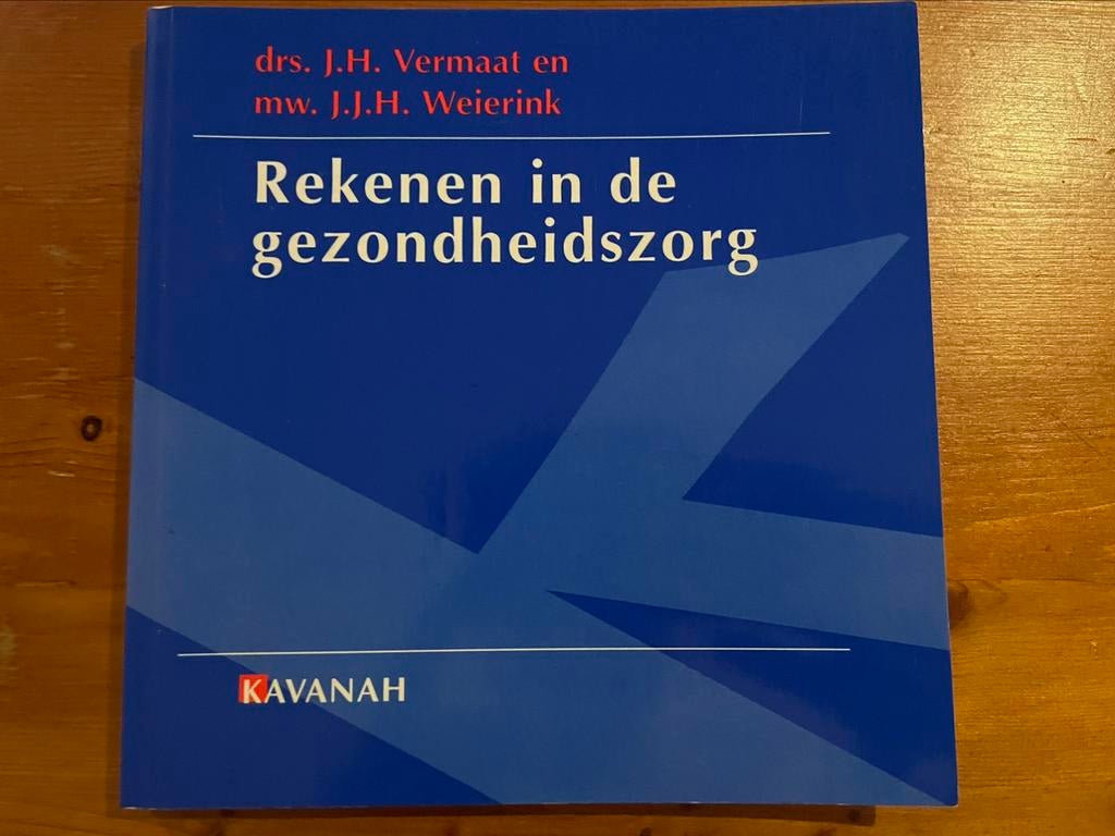 Rekenen in de gezondheidszorg, Boeken, Ophalen, Zo goed als nieuw